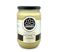 natura Honey Creamed Honey Wildflowers Single Source from Srebarna Biosphere Region - 100% Pure, Unpasteurized in Glass Jar 900g