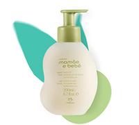 NATURA - Mamae e Bebe Gentle Baby Cleansing Gel for Hair and Body - Baby Care - Gentle Cleanser - Dermatologically Tested - Approved by Paediatricians - 100% Vegan - 200ml