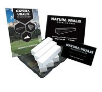 Natura Uralis Premium Belgorod Sawn Chalk | White Chalk Bars - Amazing Crunch, Satisfying Earthy, Velvety and Firm Texture, ASMR Sensation, Natural Calcium Carbonate (Medium (200g))