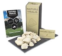 Natura Uralis Siberian Yellow Clay | 500g of Natural Clay, Pastel to Golden Yellow - Amazing Crunch, Satisfying Earthy, Velvety and Firm Texture, ASMR Sensation