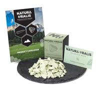 Natura Uralis Ural Green Clay, Natural Green Clay, Pastel to Emerald Green, Amazingly Crisp, Satisfying Earthy, Velvety and Solid Texture (Mini Pack (100 g))
