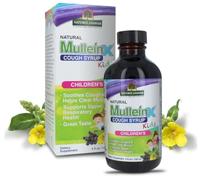NaturaAnswer's Kids Natural Mullein X Cough Syrup, 120 ml