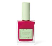 NATURABLOOM Breathable Nail Polish - Raspberry Sorbet, 21 Free, Vegan, Natural Raspberry Nail Polish, Non-Chip, Quick Dry, Long Lasting Dark Pink Nail Varnish, Strengthens & Nourishes Nails