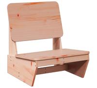 (natural, 1 pcs) vidaXL Garden Chairs Outdoor Chair Picnic Chair Patio Seating Solid Wood Pine