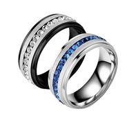 Natural,10=20mm,2 pcs Titanium steel couples' rings,Slimming Ring,Lose Weight Fat Burning Fashion Ring