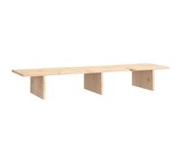 (natural, 100 x 27 x 15 cm) vidaXL Solid Wood Pine Monitor Stand Multi Colours 100x27x15 cm/50x27x15 cm