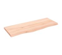 (natural, 100 x 40 x 4 cm) vidaXL Bathroom Countertop Vanity Top Wash Basin Worktop Treated Solid Wood