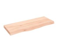 (natural, 100 x 40 x 6 cm) vidaXL Bathroom Countertop Vanity Top Wash Basin Worktop Treated Solid Wood