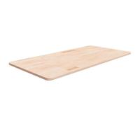 (natural, 100 x 50 x 1.5 cm) vidaXL Bathroom Countertop Treated Desktop Replacement Top Tabletop Solid Wood