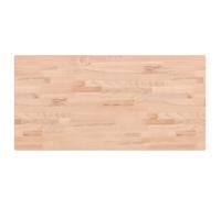 vidaXL Solid Beech Wood Bathroom Countertop/Vanity Top - 100x50x2.5 cm