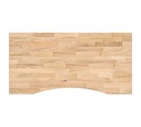 (natural, 100 x 50 x 2.5 cm) vidaXL Desk Top Writing Table Study Desk Untreated Solid Wood Oak Rectangular