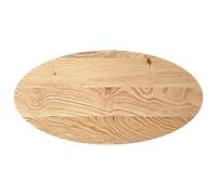 (natural, 100 x 50 x 2 cm) vidaXL Table Top Light Brown 80x40x4 cm Solid Wood Oak Oval coffee table top