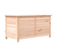 (natural, 100 x 50 x 56 cm) vidaXL Solid Wood Fir Outdoor Cushion Box Garden Storage Multi Colours/Sizes