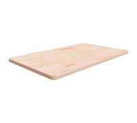 (natural, 100 x 60 x 2.5 cm) vidaXL Bathroom Countertop Treated Desktop Replacement Top Tabletop Solid Wood