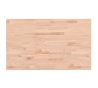 (natural, 100 x 60 x 2.5 cm) vidaXL Bathroom Countertop Vanity Top Wash Basin Worktop Solid Wood Beech