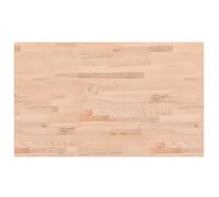 (natural, 100 x 60 x 2.5 cm) vidaXL Table Top Replacement Dining Table Top Rectangular Solid Wood Beech