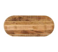 (natural, 110 x 50 x 2.5 cm/solid rough mango wood) vidaXL Table Top Replacement Board Dining Table Top Wooden Furniture Top Oval
