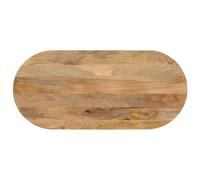 vidaXL Table Top 110x50x3.8 cm Oval Solid Wood Mango