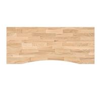 vidaXL Desk Top Untreated 120x60x2.5 cm Solid Wood Oak Rectangular