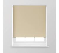 (Natural, 120cm x 170cm (47.2" x 66.9") (4FT)) A.Unique Home Premium Trimmable Thermal Blackout Roller Window Blind in a Variety of Colours and Sizes Ideal for any Room.