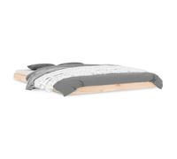 (natural, 140 x 200 cm) vidaXL Bed Frame Bedroom Bedstead Bed Base Mattress Foundation Solid Wood Pine