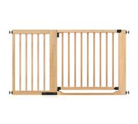 Safetots Wooden Heritage Flat Step Gate, Natural, 145cm - 153cm, Pressure Fit