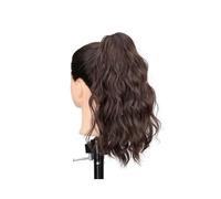 Natural 14Inch Synthetic Short Ponytail Extensions Curly Claw Clip Pony Tail Natural Looking Synthetic Hairpiece Perfect Looking(4)