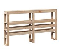 (natural, 166 x 19 x 82 cm) vidaXL Headboard with Shelves Bedroom Bed Header Bed Headboard Solid Wood Pine