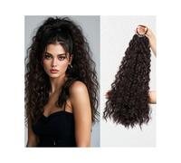 Natural 18Inch Long Curly Ponytail with Elastic Band Soft Natural Synthetic Hair Extensions Fashionable Daily Use Party Hair Accessories Perfect Looking(4)