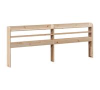 (natural, 190 x 16 x 82 cm) vidaXL Headboard with Shelves Bed Header Bed Headboard Solid Wood Pine