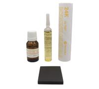 Natural 20-24 K Carat Gold Kit 1 Test Tester to Test Gold + Touchstone 50x40 mm + 1 bottle Drops 15 ml + Guide Expertise (Test Testing Stone Gold)
