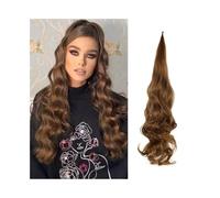 Natural 26 Inch Long Wavy Ponytail Flexible Wrap Around Ponytail Hair Extensions Synthetic Hairpieces for Women Daily Use Perfect Looking(12)