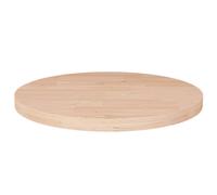 (natural, 30 x 2.5 cm) vidaXL Solid Wood Oak Round Table Top Untreated Table Top Multi Colours/Sizes