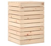 (natural, 44 x 44 x 66 cm) vidaXL Laundry Basket Laundry Hamper with Lid Laundry Sorter Solid Wood Pine