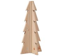 (natural, 49 cm) vidaXL Wooden Christmas Tree for Decoration Assemble Xmas Tree Solid Wood Pine
