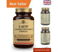 Natural 5-HTP Vegetable Capsules - Stress Relief Support for Kids, Pack of 90