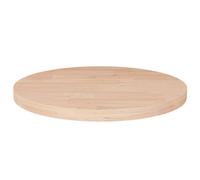 Vidaxl Round Table Top 50X2,5 Cm Untreated Solid Wood Oak