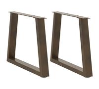 (natural, 50 x (42-43.3) cm/ 2 pcs/ 1 piece) vidaXL Coffee Table Legs V-Shape Desk Legs Furniture Legs Bar Stand DIY Steel