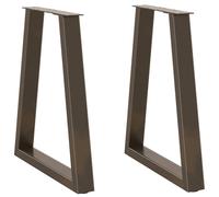 (natural, 50 x (72-73.3) cm/ 2 pcs/ 1 piece) vidaXL Coffee Table Legs V-Shape Desk Legs Furniture Legs Bar Stand DIY Steel