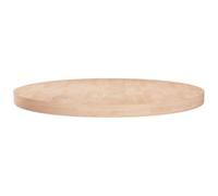(natural, 60 x 4 cm) vidaXL Solid Wood Oak Round Table Top Untreated Table Top Multi Colours/Sizes