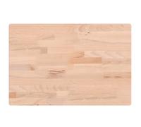 (natural, 60 x 40 x 2.5 cm) vidaXL Table Top Replacement Dining Table Top Rectangular Solid Wood Beech