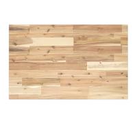 Desk Top Solid Acacia Wood 60x50x2 cm Untreated Natural Finish Rectangular Slab