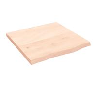 (natural, 60 x 60 x 4 cm) vidaXL Bathroom Countertop Vanity Top Wash Basin Worktop Treated Solid Wood
