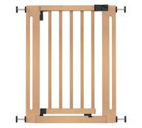 Safetots Wooden Elegance Gate, Natural, 63Cm - 71Cm, Pressure Fit Safety Gate, Baby Gate For Stairs And Doors, Easy Installation, Cream