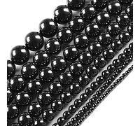 Natural 6mm Hematite Round Loose Beads for Jewelry Making DIY,1 Strand 15"