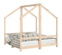 (natural, 70 x 140 cm) vidaXL Kids Bed Frame Wooden Bedstead Bed Base Children's Bed Solid Wood Pine
