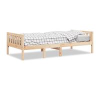 vidaXL Children's Bed Without Mattress 75X190 cm Solid Wood Pine, Brown