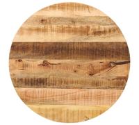 (natural, 80 x 1.5 cm/ Solid rough mango wood) vidaXL Table Top Replacement Board Dining Table Top Wooden Furniture Top Round