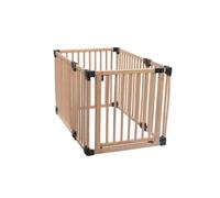 Safetots Wooden Play Den 80Cm X 120Cm, Natural Wood, 76Cm High, With Soft Foam Play Mat, Mocha, 90Cm X 150Cm