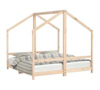 (natural, 80 x 160 cm) vidaXL Kids Bed Frame Wooden Bedstead Bed Base Children's Bed Solid Wood Pine